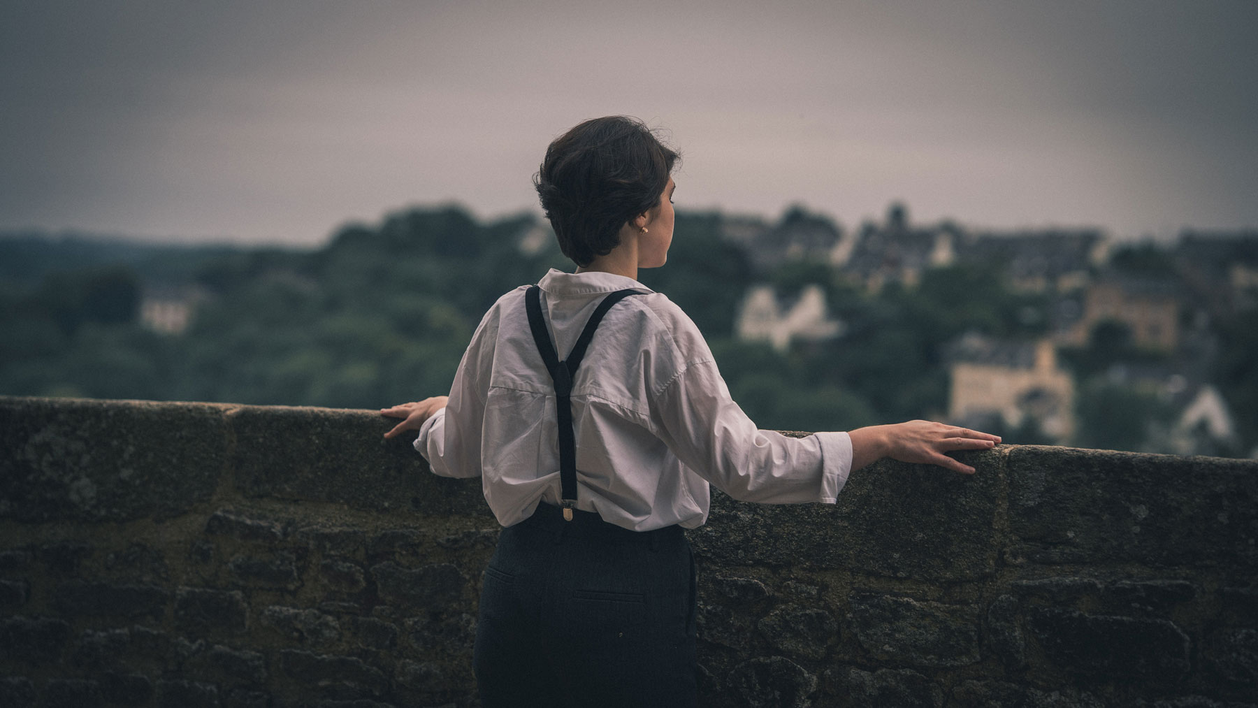 Séance photo sur les remparts de Dinan